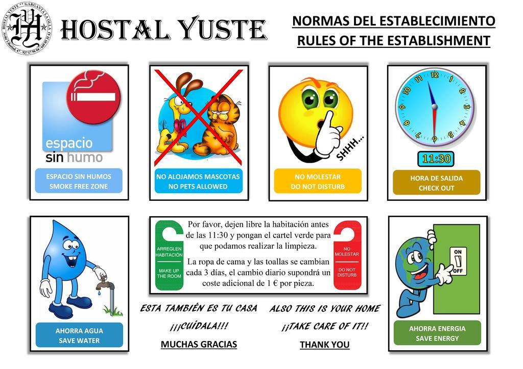 Hostal Yuste Garganta la Olla Bagian luar foto